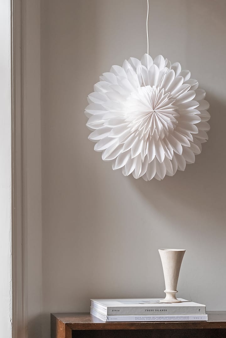 Lotus adventsstjerne Ø44 cm, Hvid Watt & Veke
