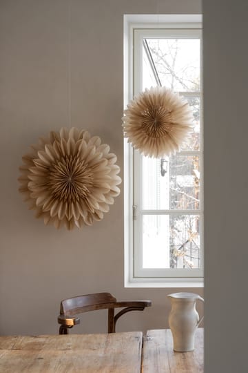 Lotus adventsstjerne Ø60 cm - Beige - Watt & Veke