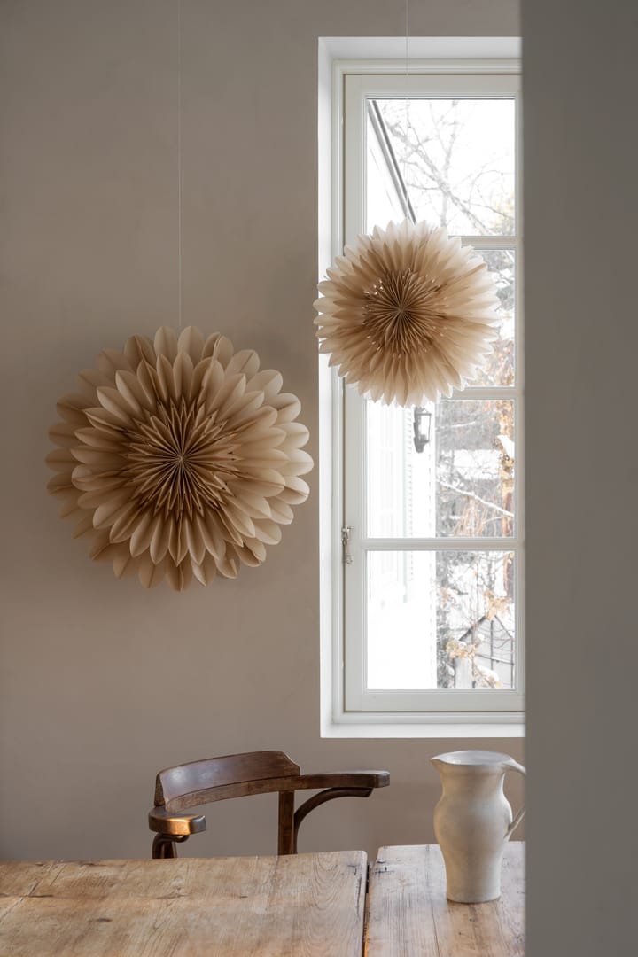 Lotus adventsstjerne Ø60 cm, Beige Watt & Veke