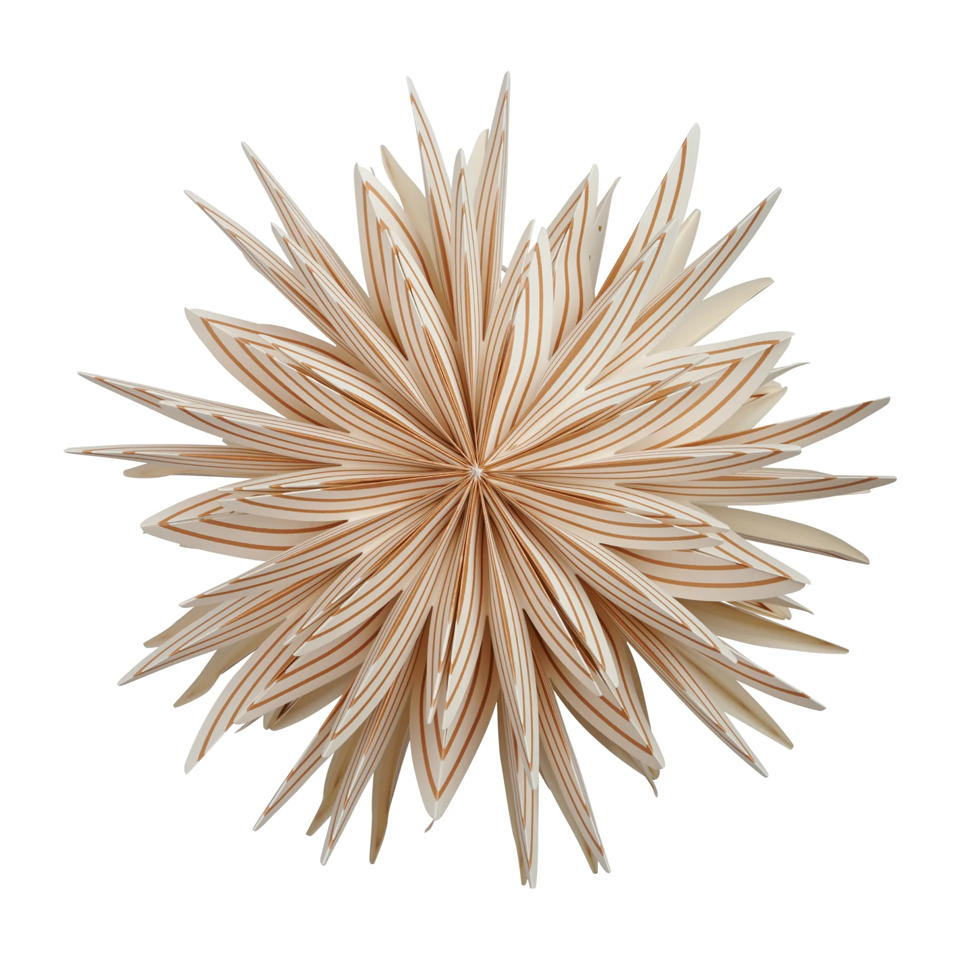 Lovisa adventsstjerne Ø50 cm, Hvid/Guld Watt & Veke