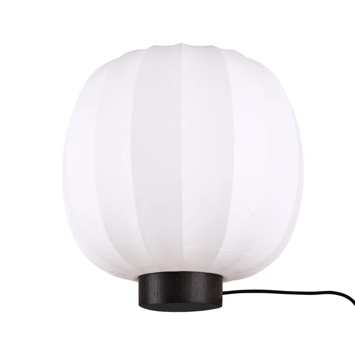Lunari bordlampe - White-Dark ash, Ø30x32 cm - Watt & Veke