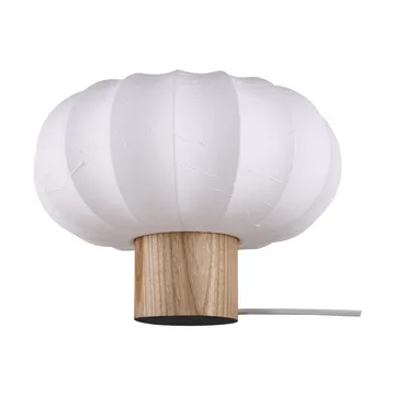 Lunari bordlampe - White-Natural ash, Ø32x24cm - Watt & Veke