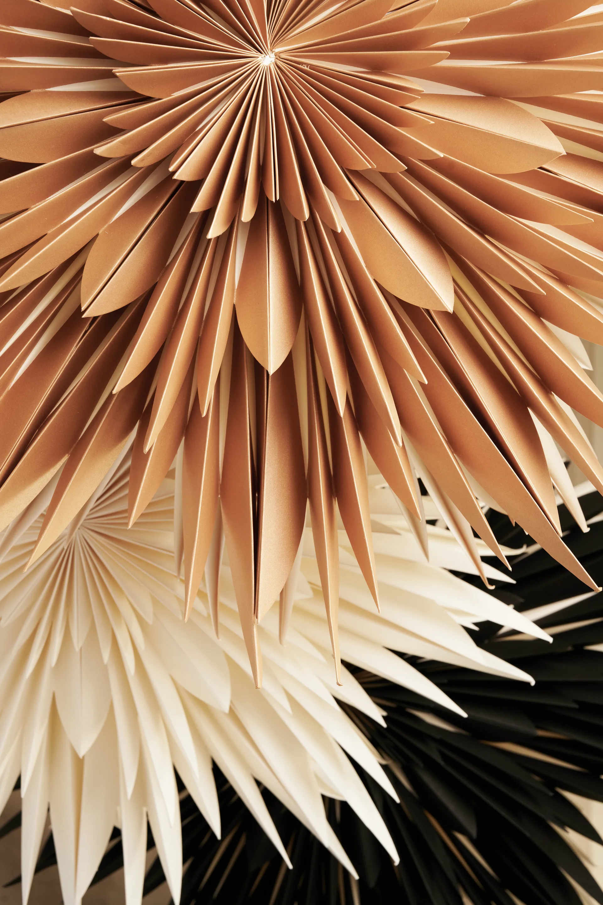 Maja adventsstjerne Ø60 cm, Guld Watt & Veke