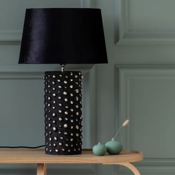 Peggy lampefod 28 cm - Sort/Sølv - Watt & Veke
