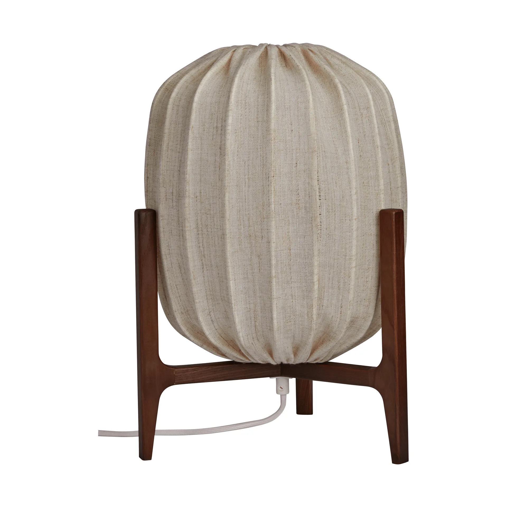 Watt & Veke Prisma bordlampe Dark ash-natural, Ø27x42 cm