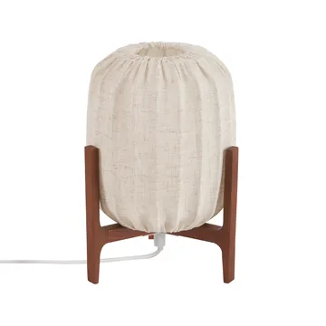 Prisma bordlampe - Dark ash-Natural, Mini Ø16×24,3 cm - Watt & Veke