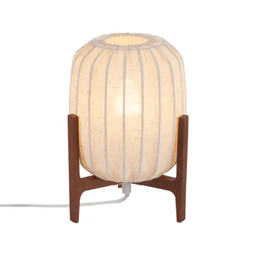 Prisma bordlampe - Dark ash-Natural, Mini Ø16×24,3 cm - Watt & Veke