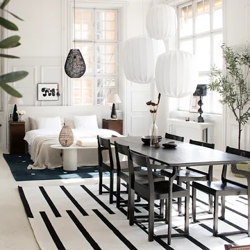 Prisma loftslampe Ø35 cm - Hvid - Watt & Veke