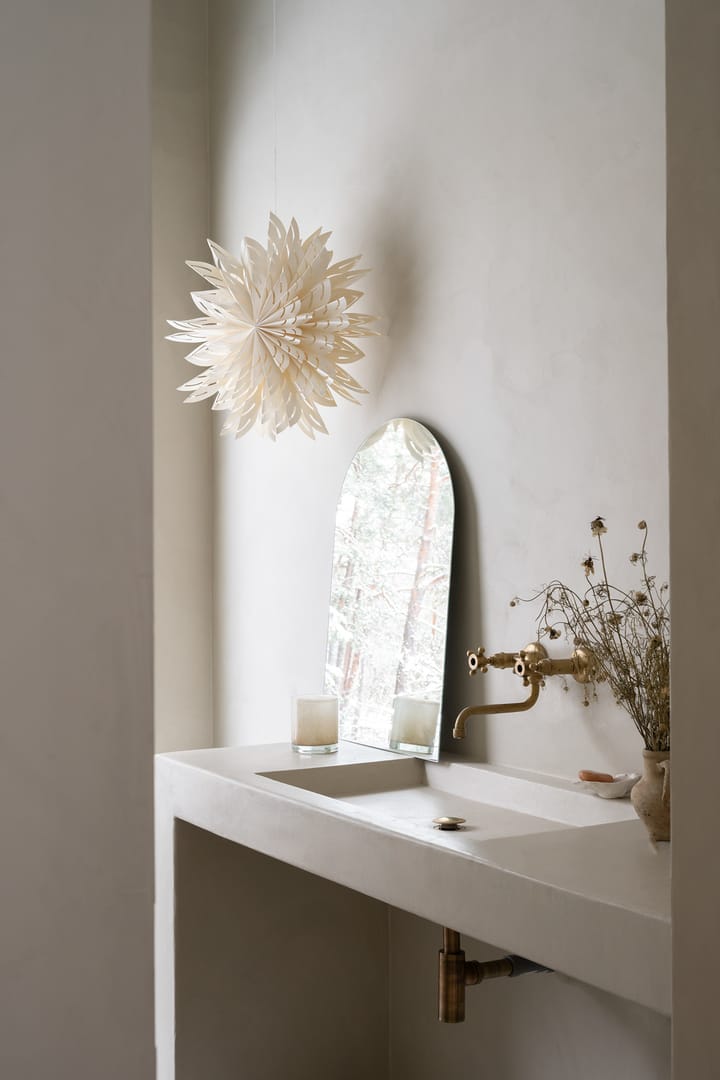 Siv adventsstjerne Ø60 cm, Hvid Watt & Veke