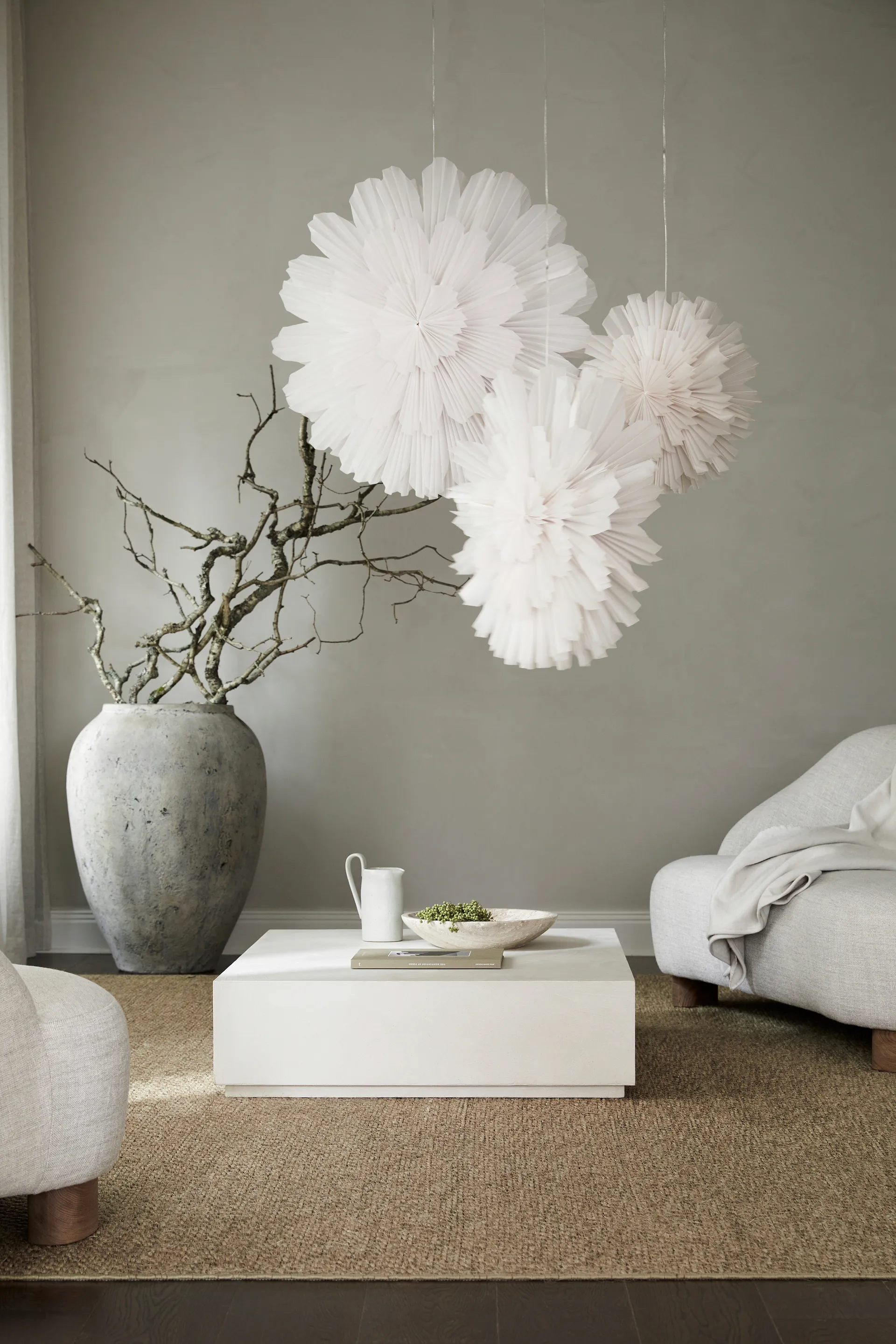 Snöblomma Advent stjerne, Ø80 cm Watt & Veke