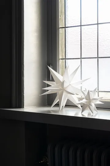 Sputnik adventsstjerne Ø15 cm - Hvid - Watt & Veke