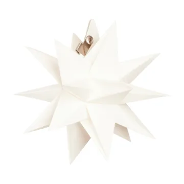 Sputnik adventsstjerne Ø15 cm - Hvid - Watt & Veke