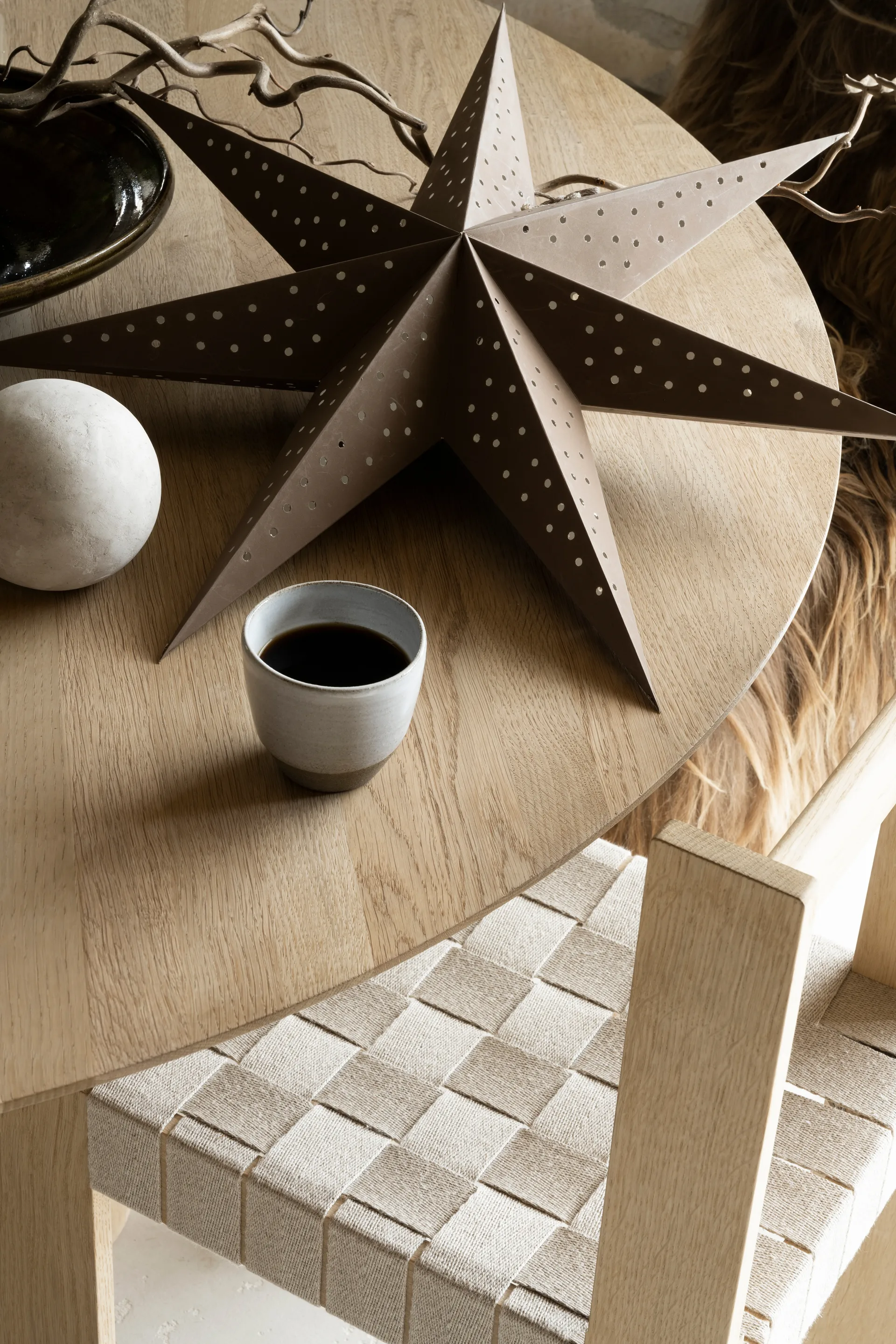 Stella adventsstjerne mocca, Ø60 cm Watt & Veke