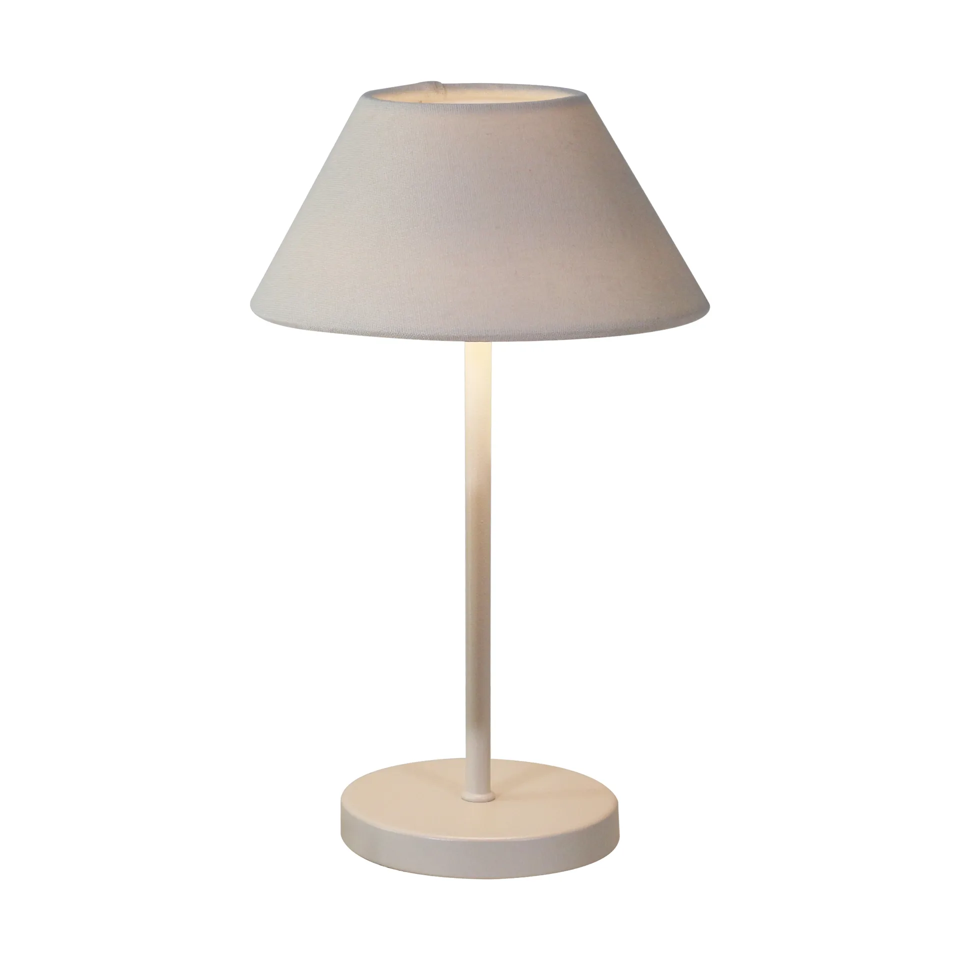 Teya bordlampe portable, Offwhite, Ø15x26 cm Watt & Veke