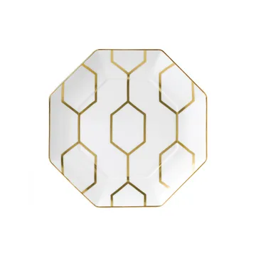 Arris tallerken Ø 23 cm - hvid - Wedgwood