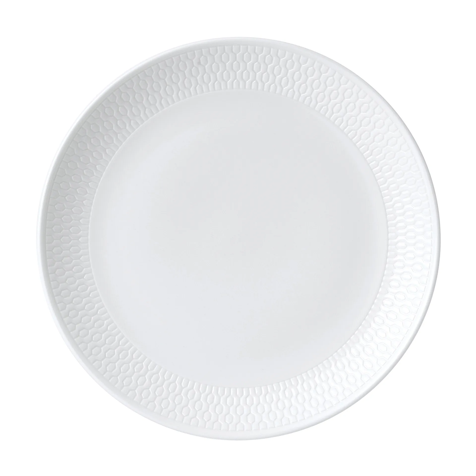 Gio tallerken hvid, Ø17 cm Wedgwood
