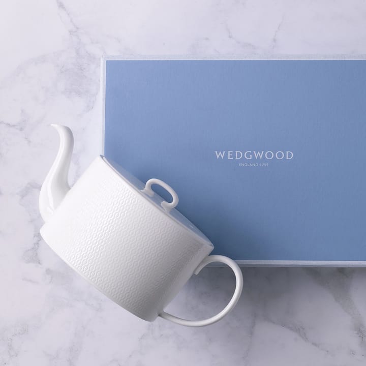 Gio tekande, hvid Wedgwood