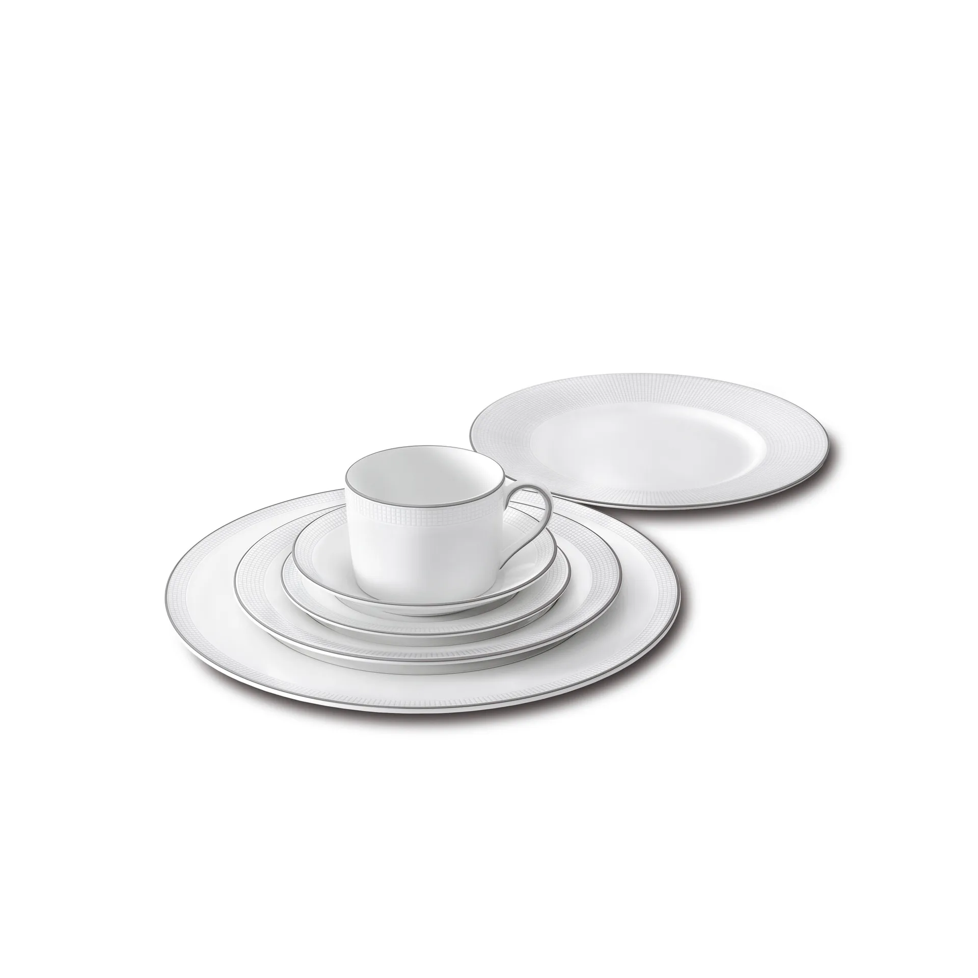 Vera Wang Blanc Sur Blanc espressounderkop, Ø12,5 cm Wedgwood