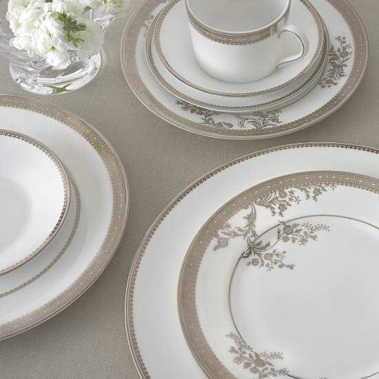 Vera Wang Lace Gold tallerken, Ø 27 cm Wedgwood
