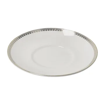 Vera Wang Lace Gold tallerken til kaffekop - hvid - Wedgwood