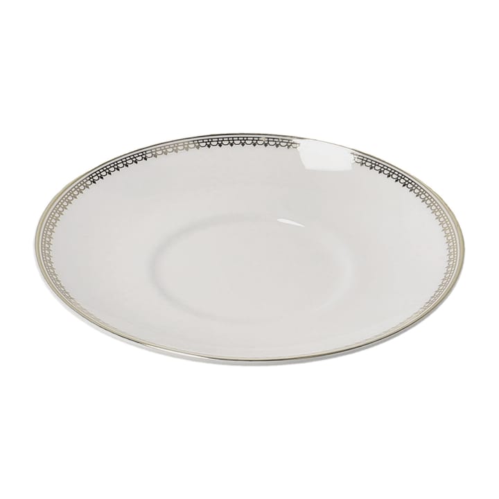 Vera Wang Lace Gold tallerken til kaffekop - hvid - Wedgwood