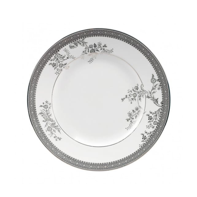 Vera Wang Lace Platinum tallerken - Ø 20 cm - Wedgwood