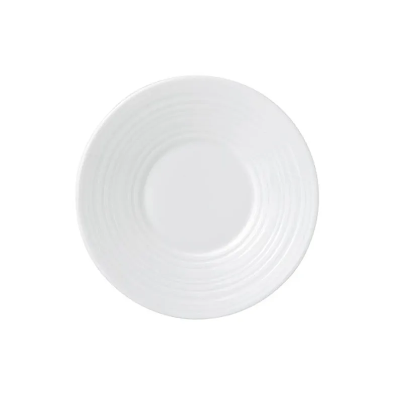 White Strata espressounderkop, Ø12 cm Wedgwood