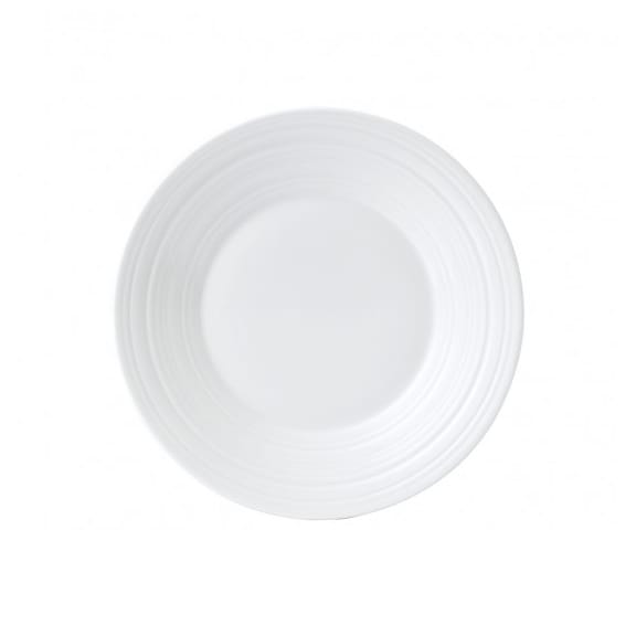 White Strata tallerken - Ø 20 cm - Wedgwood