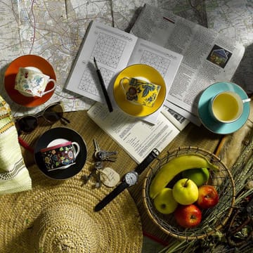 Wonderlust kop med underkop - Yellow tonquin - Wedgwood