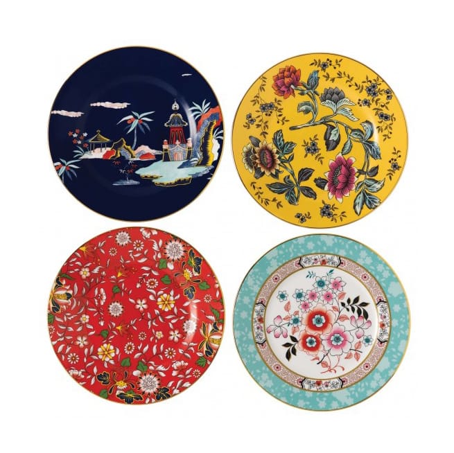 Wonderlust tallerken pakke med 4 styk - Ø 20 cm - Wedgwood