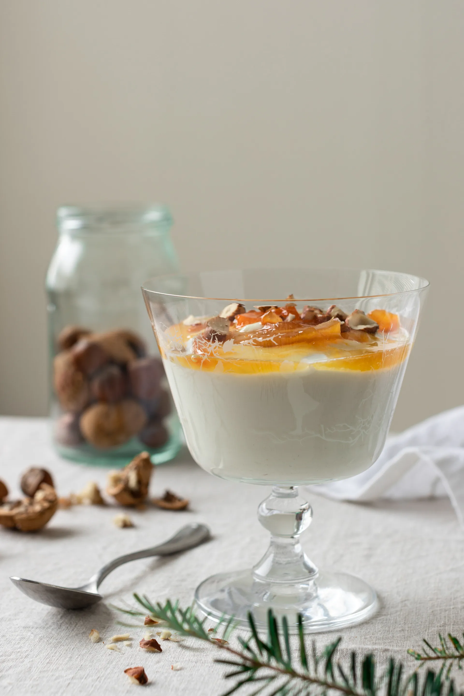 Alv dessertskål glas, Klar Wik & Walsøe