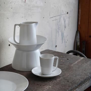 Hvidt træ dyb tallerken - 21 cm - Wik & Walsøe
