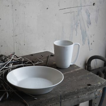 Hvidt træ dyb tallerken - 21 cm - Wik & Walsøe