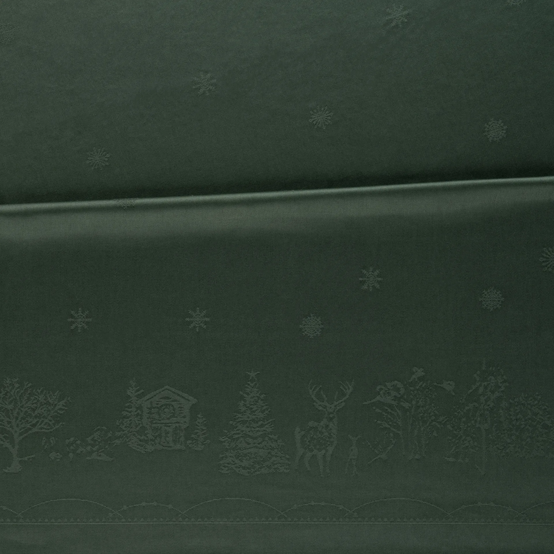 Julemorgen dug, Grøn, 140x240 cm Wik & Walsøe