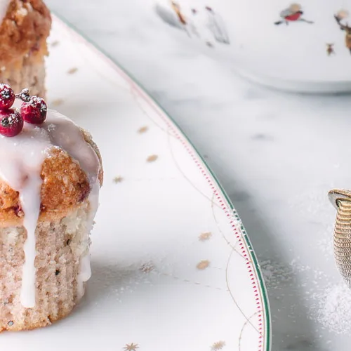 Julemorgen serveringsfad, oval, 45 cm Wik & Walsøe