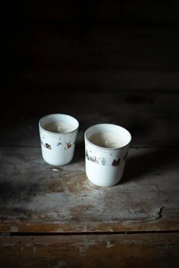 Julemorgen Story duftlys - Kanel & appelsin 240 g - Wik & Walsøe