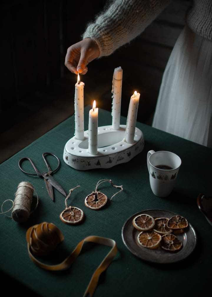 Julemorgen Story lysestage, Hvid Wik & Walsøe