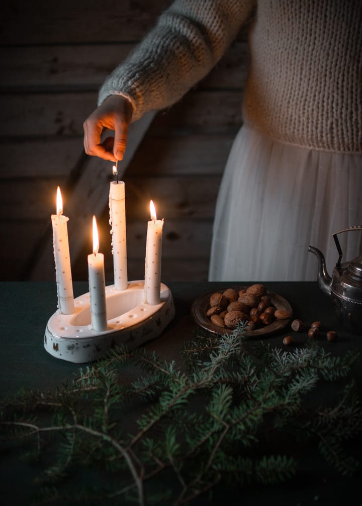 Julemorgen Story lysestage, Hvid Wik & Walsøe
