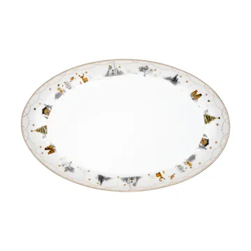Julemorgen Story ovalt fad - 39 cm - Wik & Walsøe