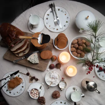 Julemorgen tallerken Ø28 cm 6-pak - Wik & Walsøe