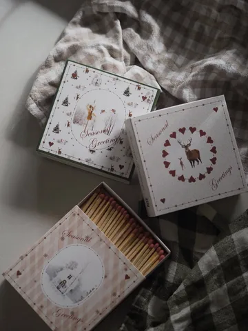 Julemorgen tændstikker - Hjort - Wik & Walsøe