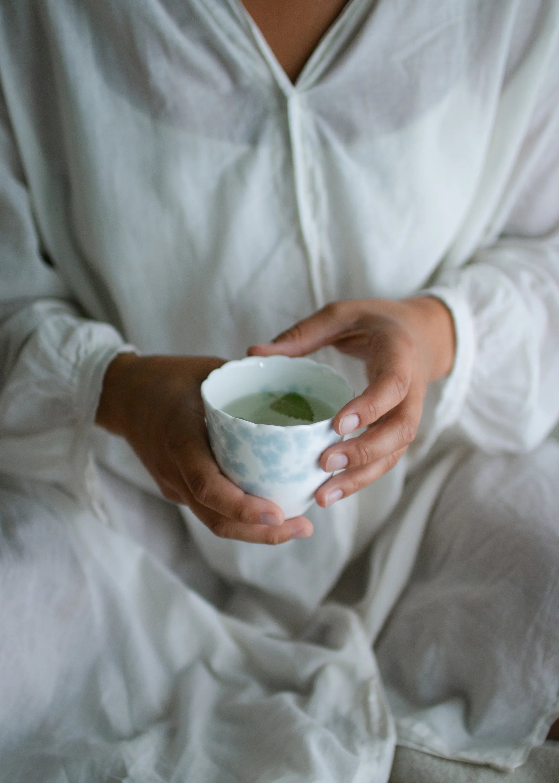 Slåpeblom kop 20 cl 2-pak, Blå Wik & Walsøe