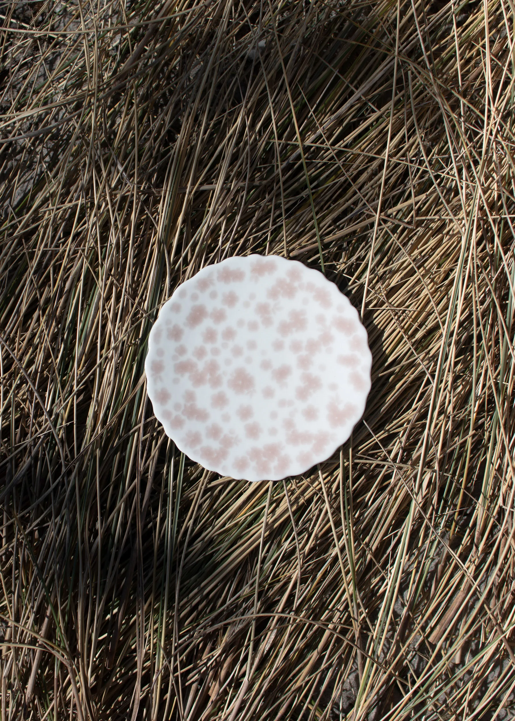 Slåpeblom tallerken Ø13 cm, Rosa Wik & Walsøe