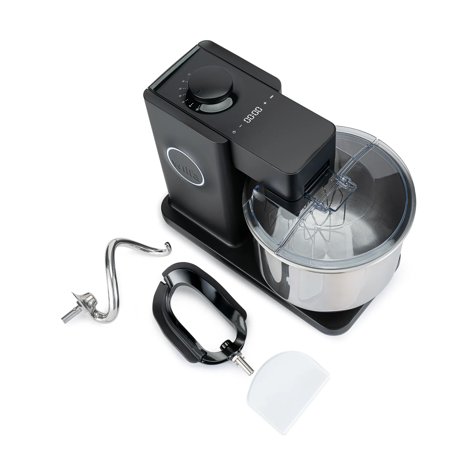 Probaker timer KM2BS-T70 køkkenmaskine 7 dele, Sort Wilfa