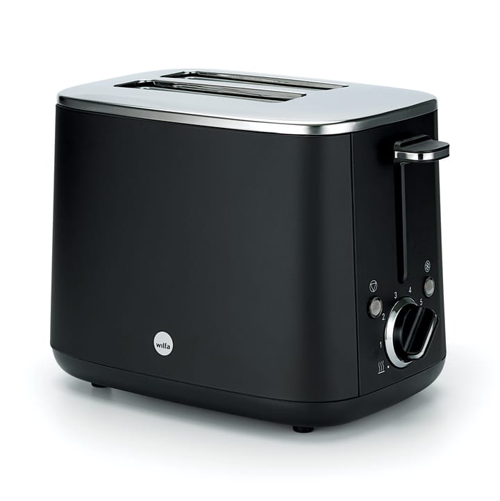 TO2B-1000 lunch brødrister 2 skiver, Sort Wilfa