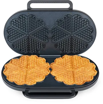 Wilfa WM6DB-220P Grand Double vaffeljern - Sort - Wilfa