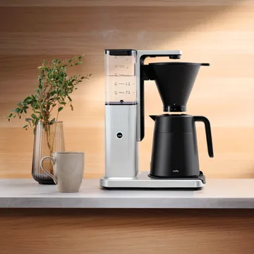 Wilfa Zense Alux termokaffemaskine - Aluminium-sort, 1,25 L - Wilfa