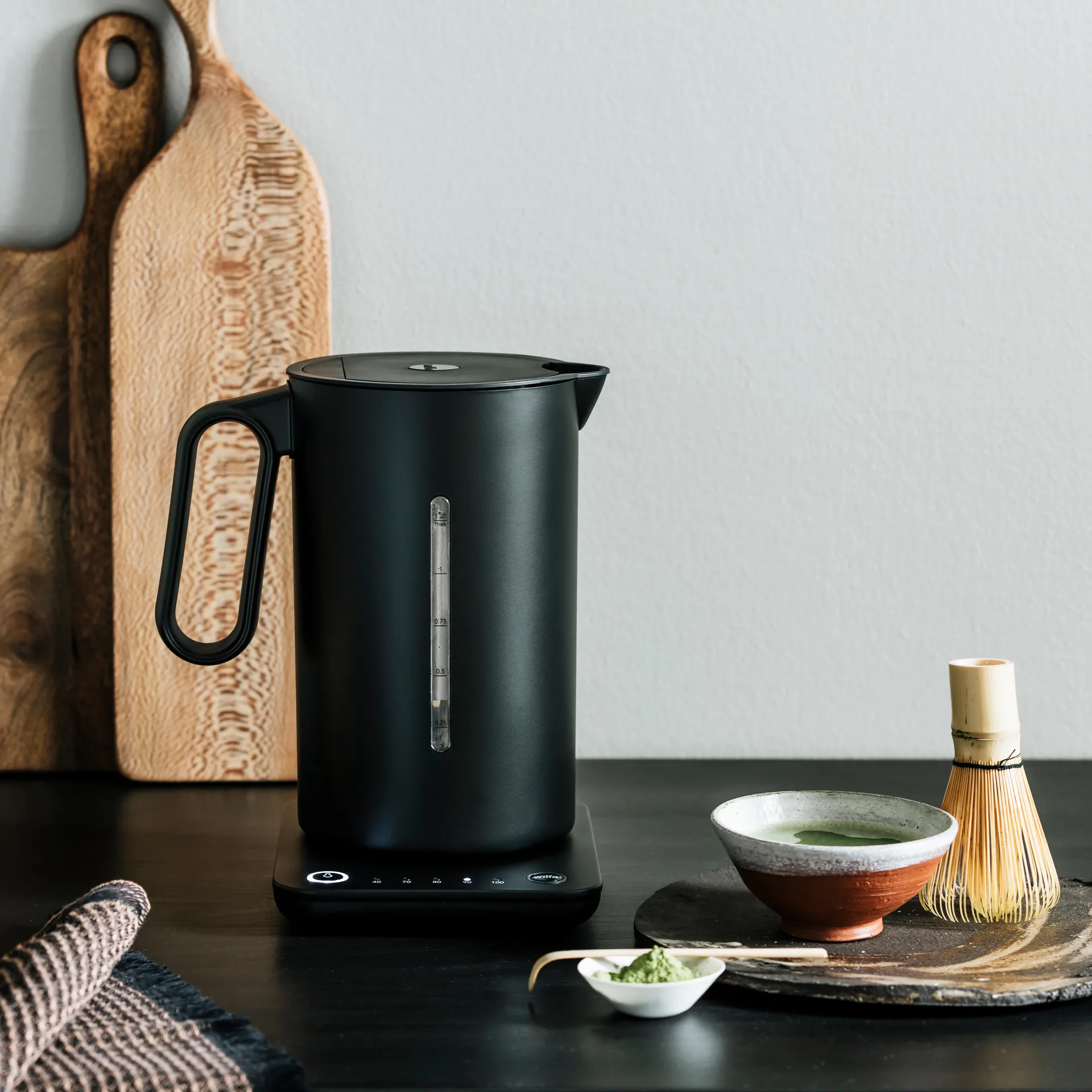 WSDK-2000B vandkoger temperaturvalg 1,25 L, Sort Wilfa