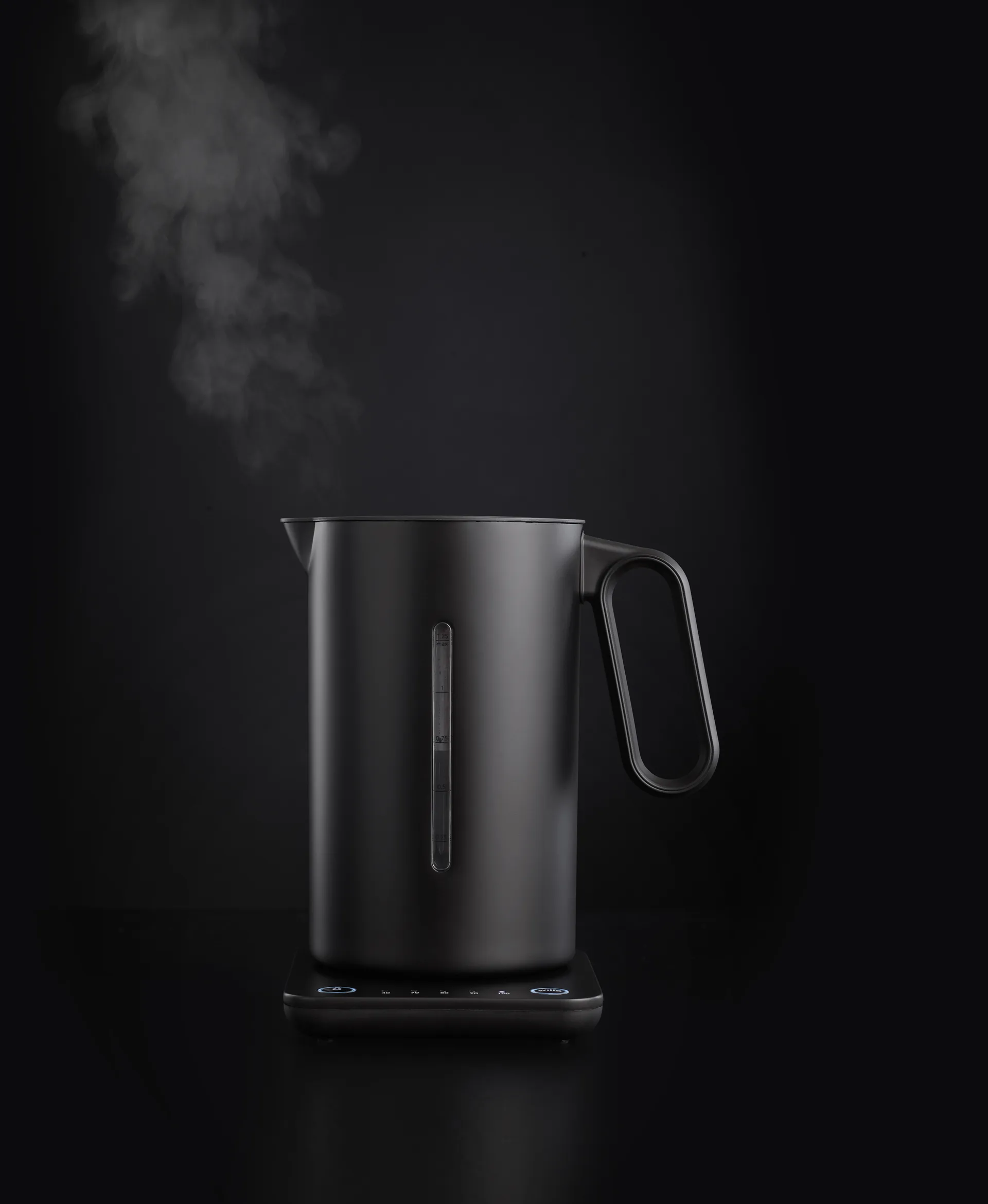 WSDK-2000B vandkoger temperaturvalg 1,25 L, Sort Wilfa