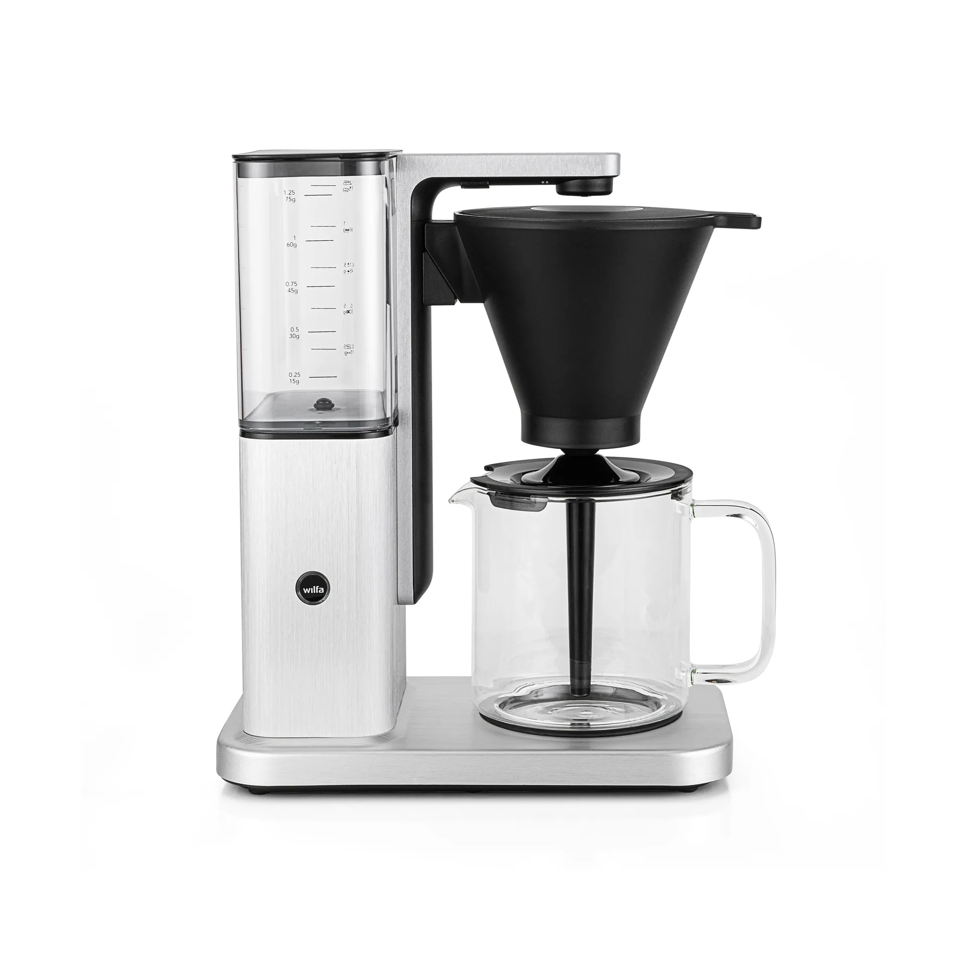 Zense CM10ABA-A125 alux auto kaffemaskine, Sølv Wilfa